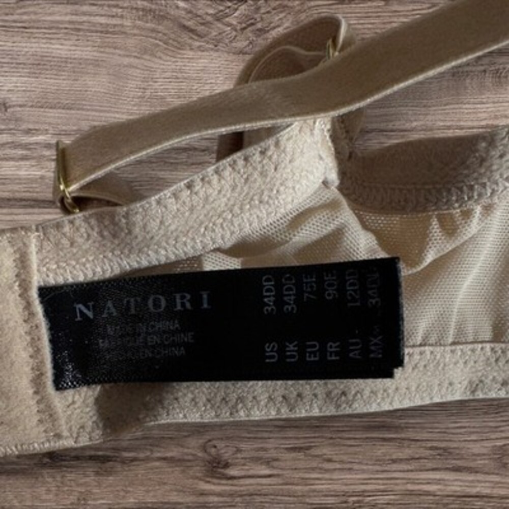 Natori Bra Size 34DD Cafe Nude Contour‎ T Shirt  Underwire - Picture 4 of 4